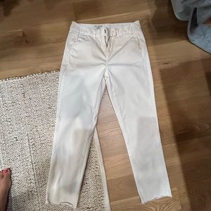 Nili Lotan Montaigne pant size 0 - off white/eggshell